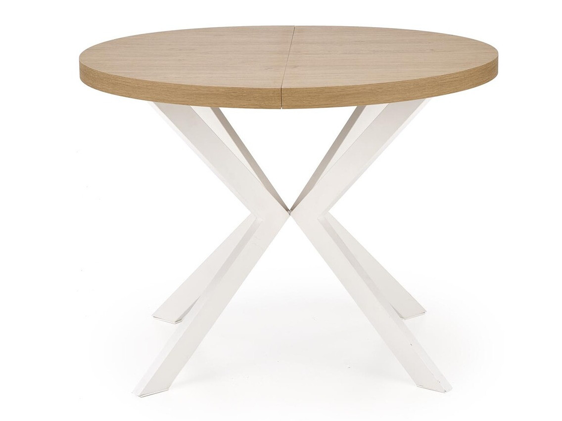Table Houston 1495 (Chêne doré + Blanc)