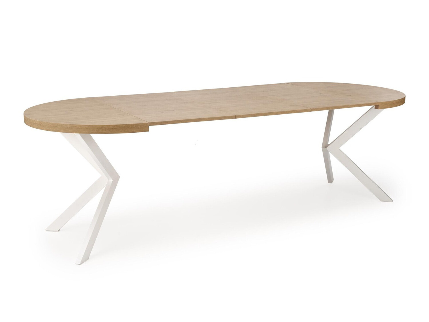 Table Houston 1495 (Chêne doré + Blanc)