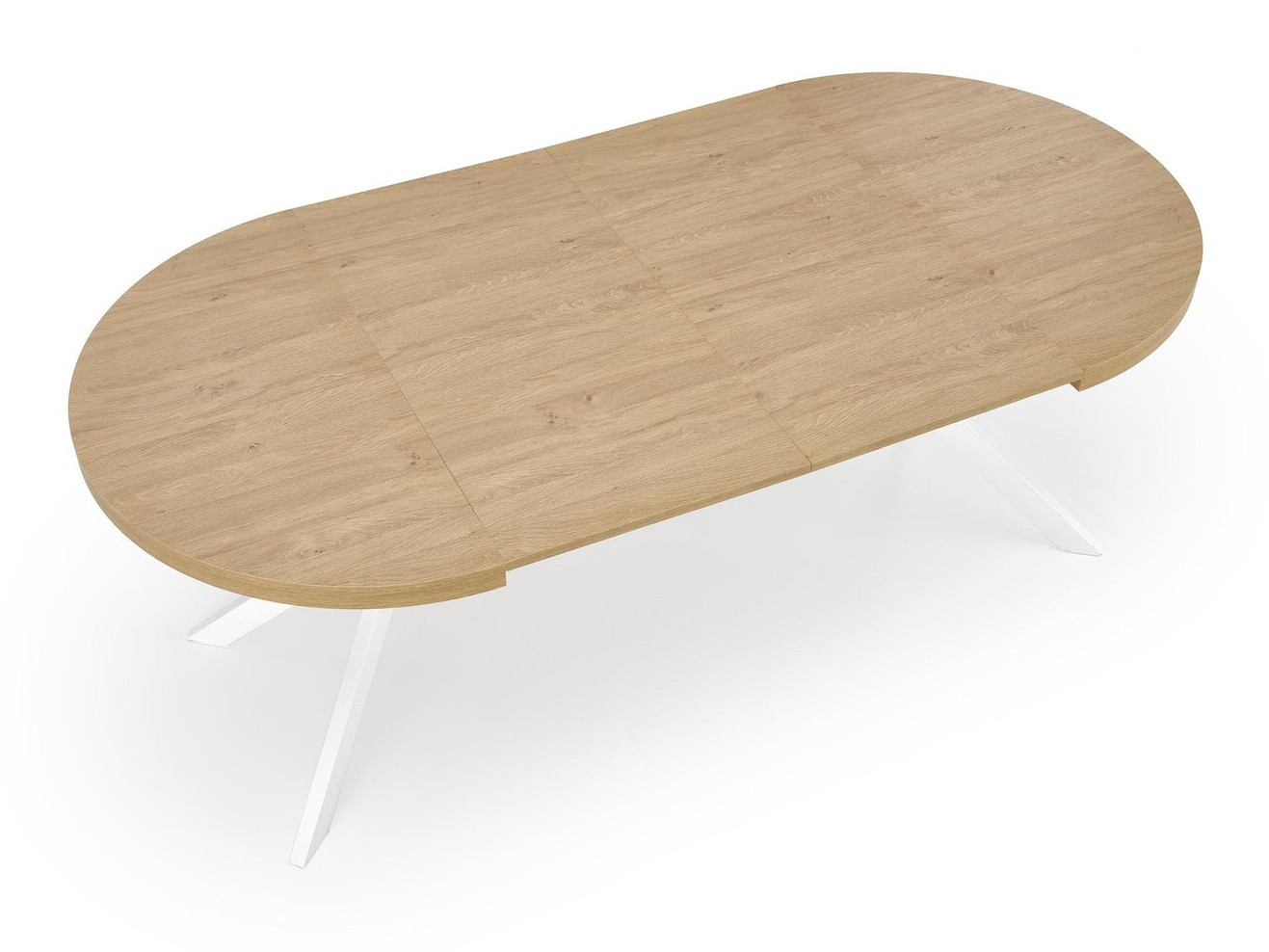 Table Houston 1495 (Chêne doré + Blanc)