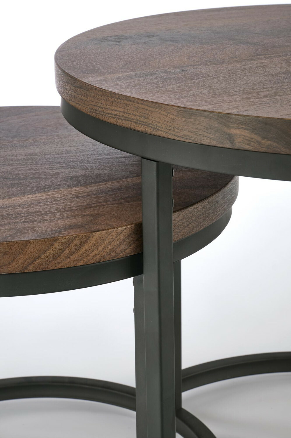 Ensemble tables basses Houston 951 (Noix + Noir)