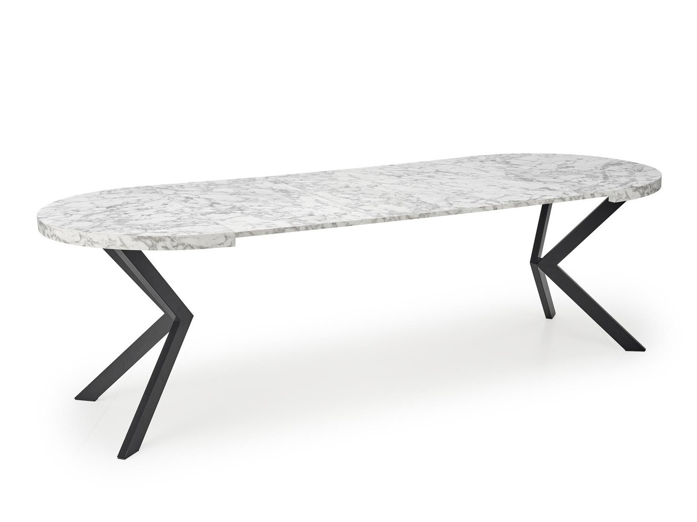 Table Houston 1495 (Marbre blanc + Noir)