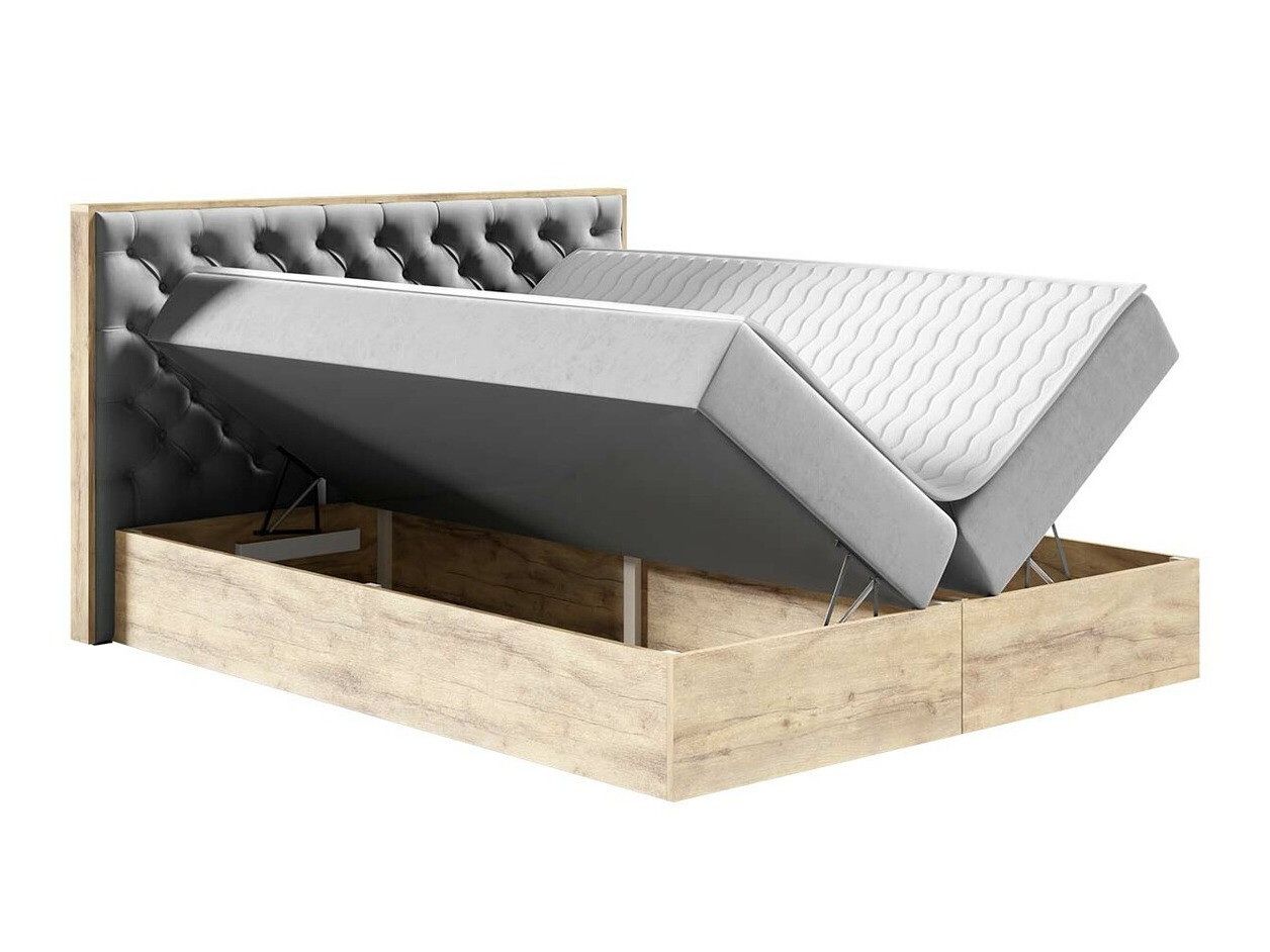 Lit boxspring Navis I (Chêne wotan + Faro 20)