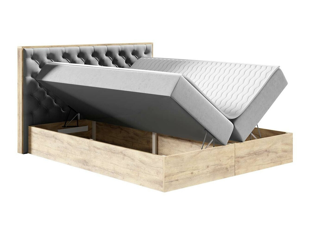 Lit boxspring Navis I (Chêne wotan + Faro 4)