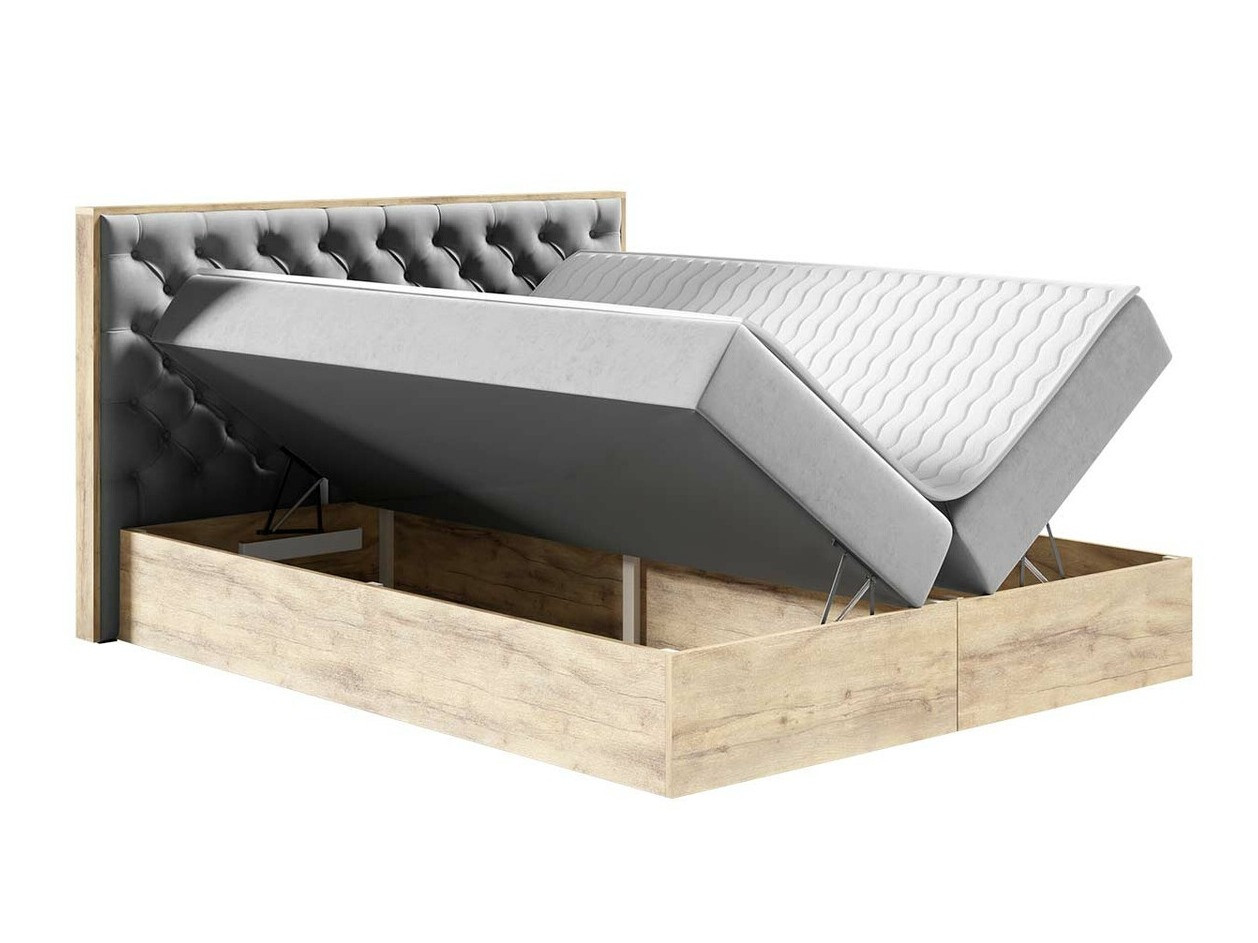 Lit boxspring Navis I (Chêne wotan + Faro 5)