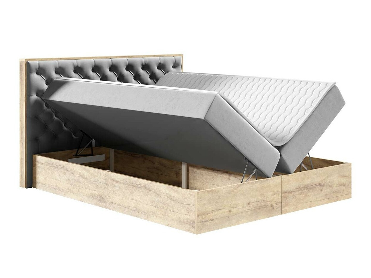 Lit boxspring Navis I (Chêne wotan + Faro 5)