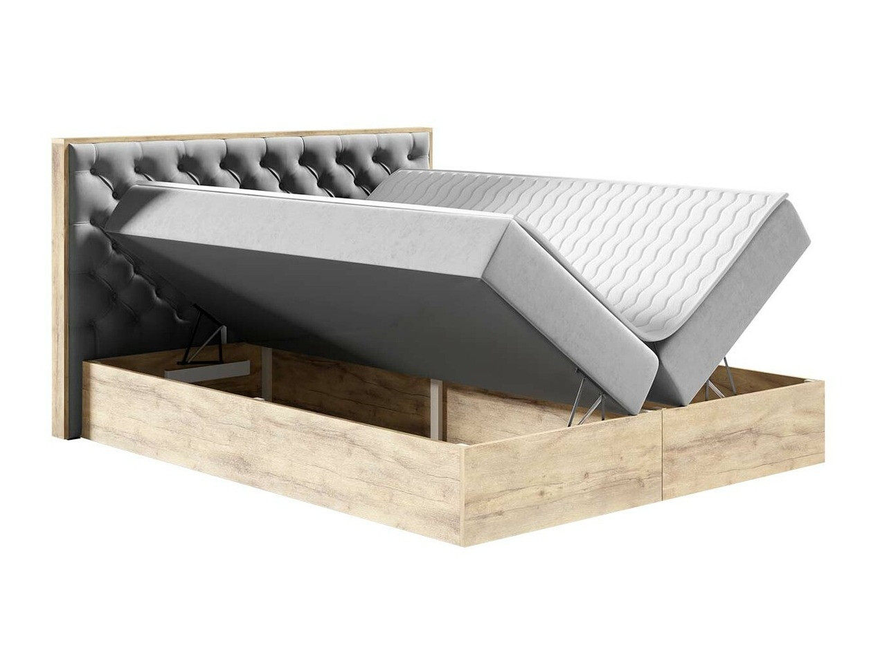 Lit boxspring Navis I (Chêne wotan + Faro 5)