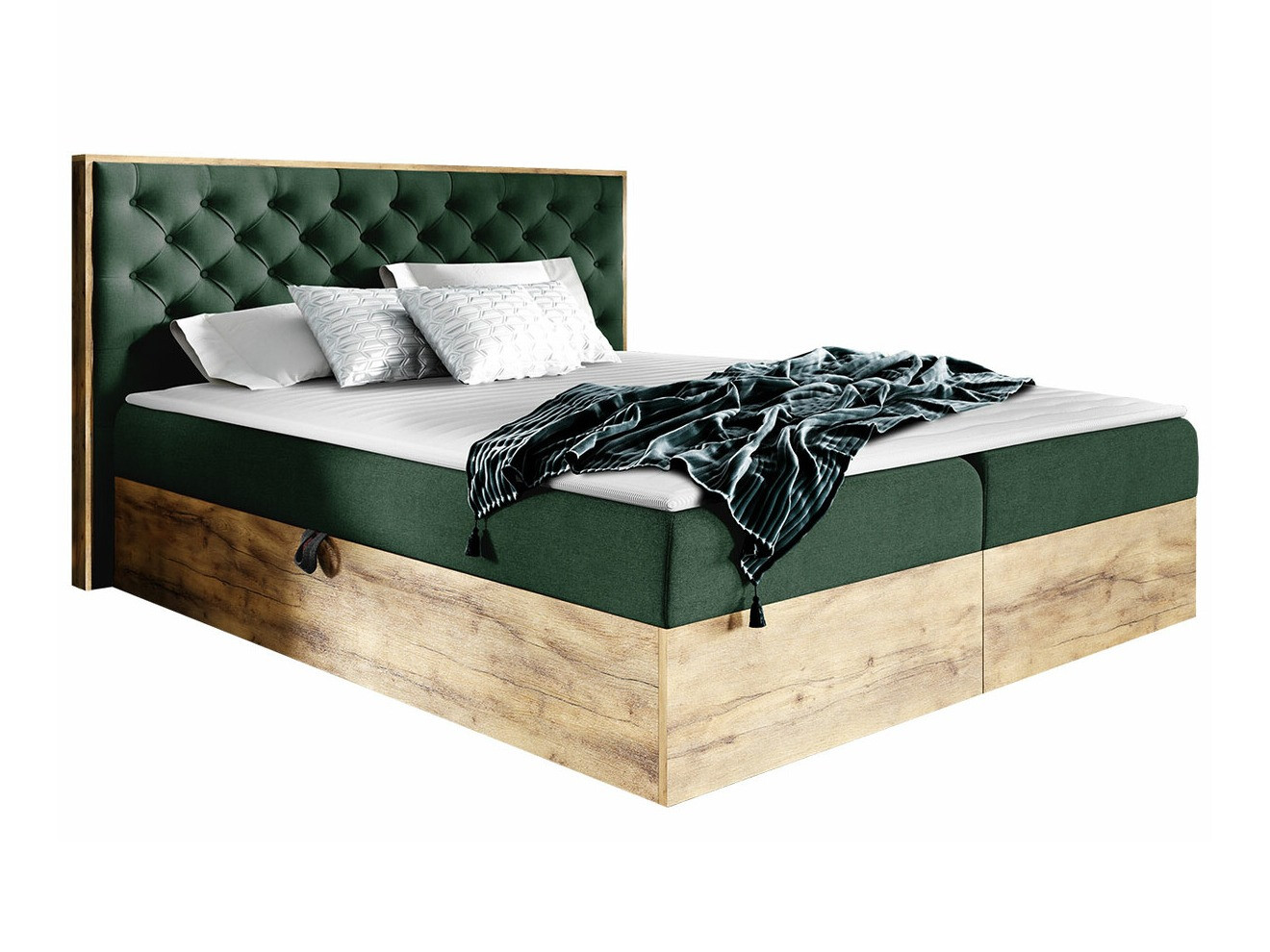 Lit boxspring Navis I (Chêne wotan + Faro 7)