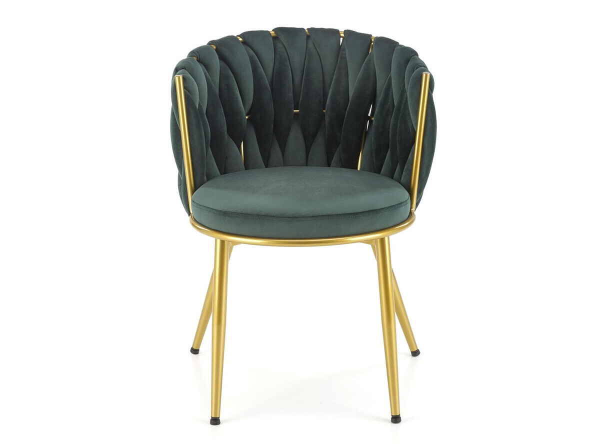 Chaise Houston 1506 (Vert + Doré)
