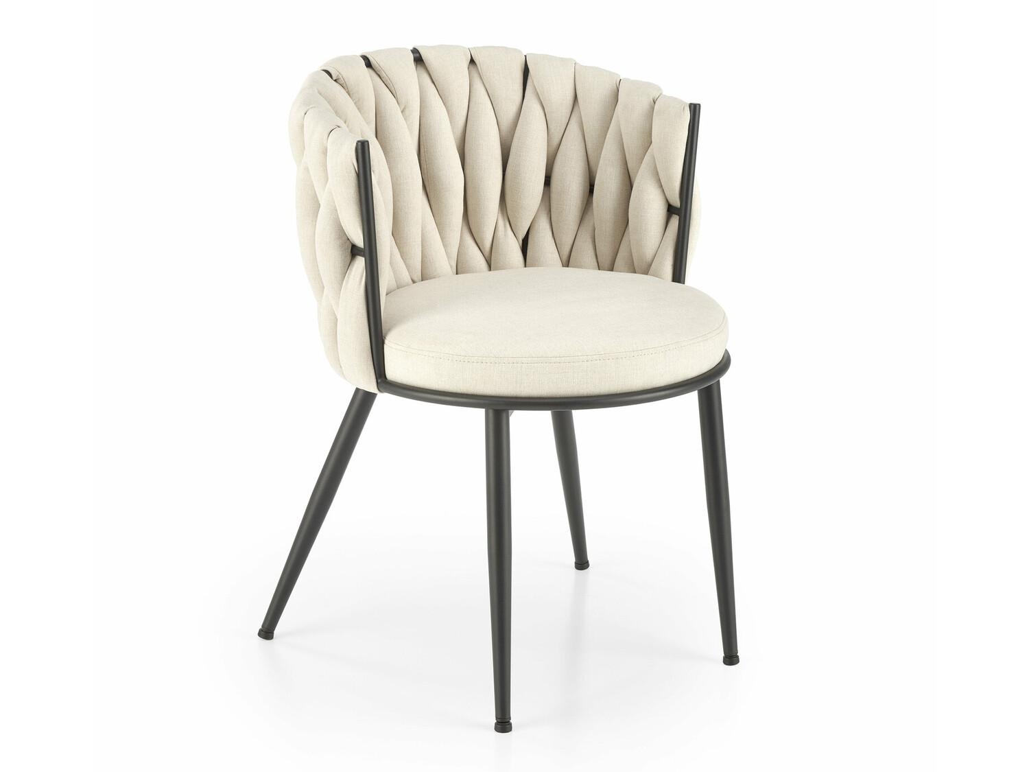 Chaise Houston 1508 (Beige + Noir)