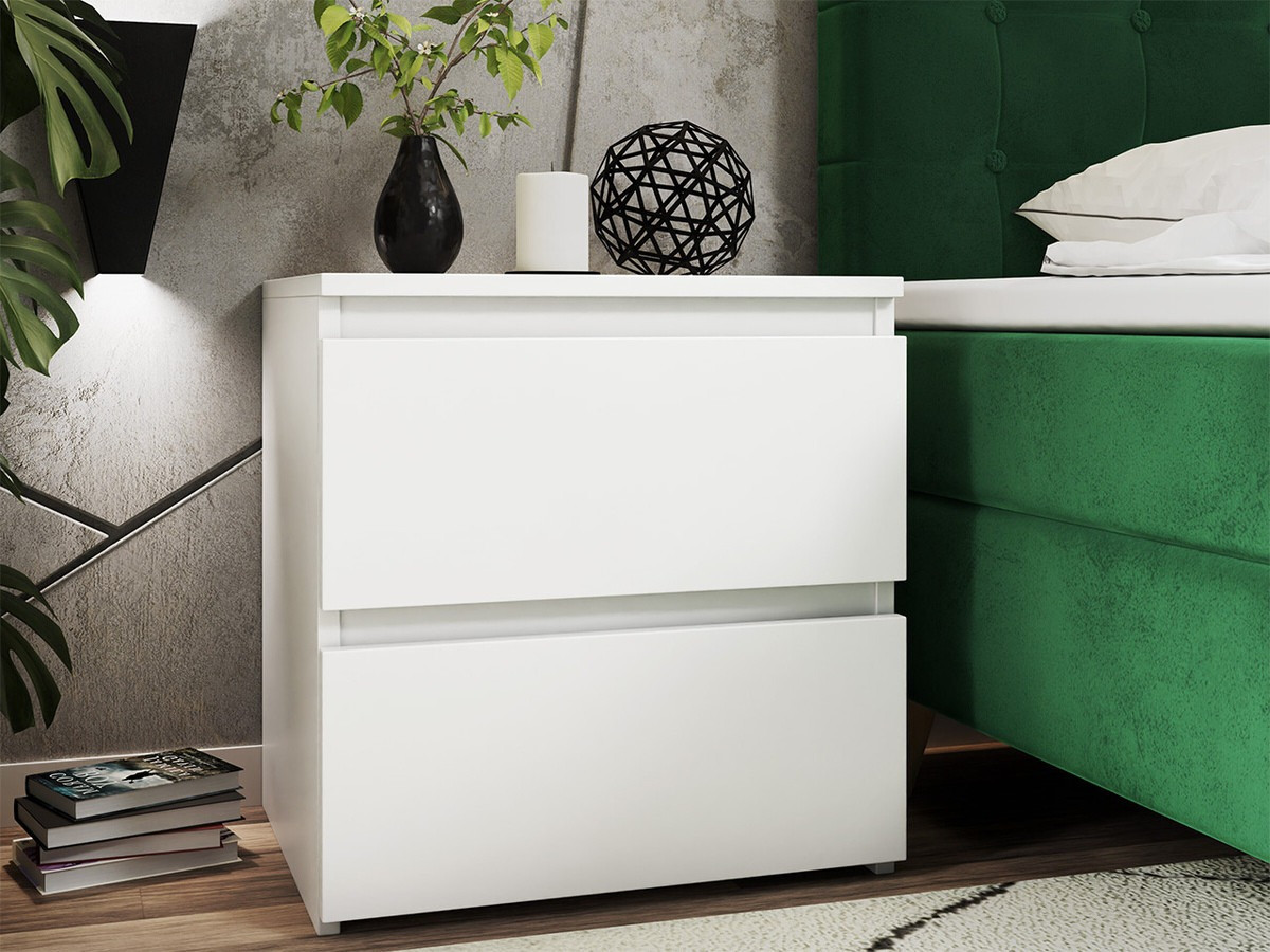 Table de chevet Comfivo Structor I (Blanc)