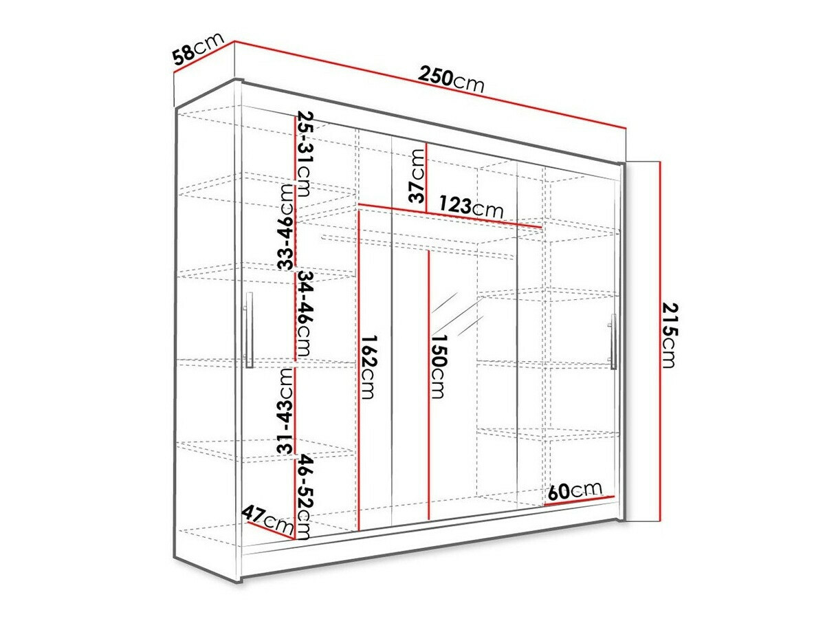 Armoire Closico Ordo I (Blanc)