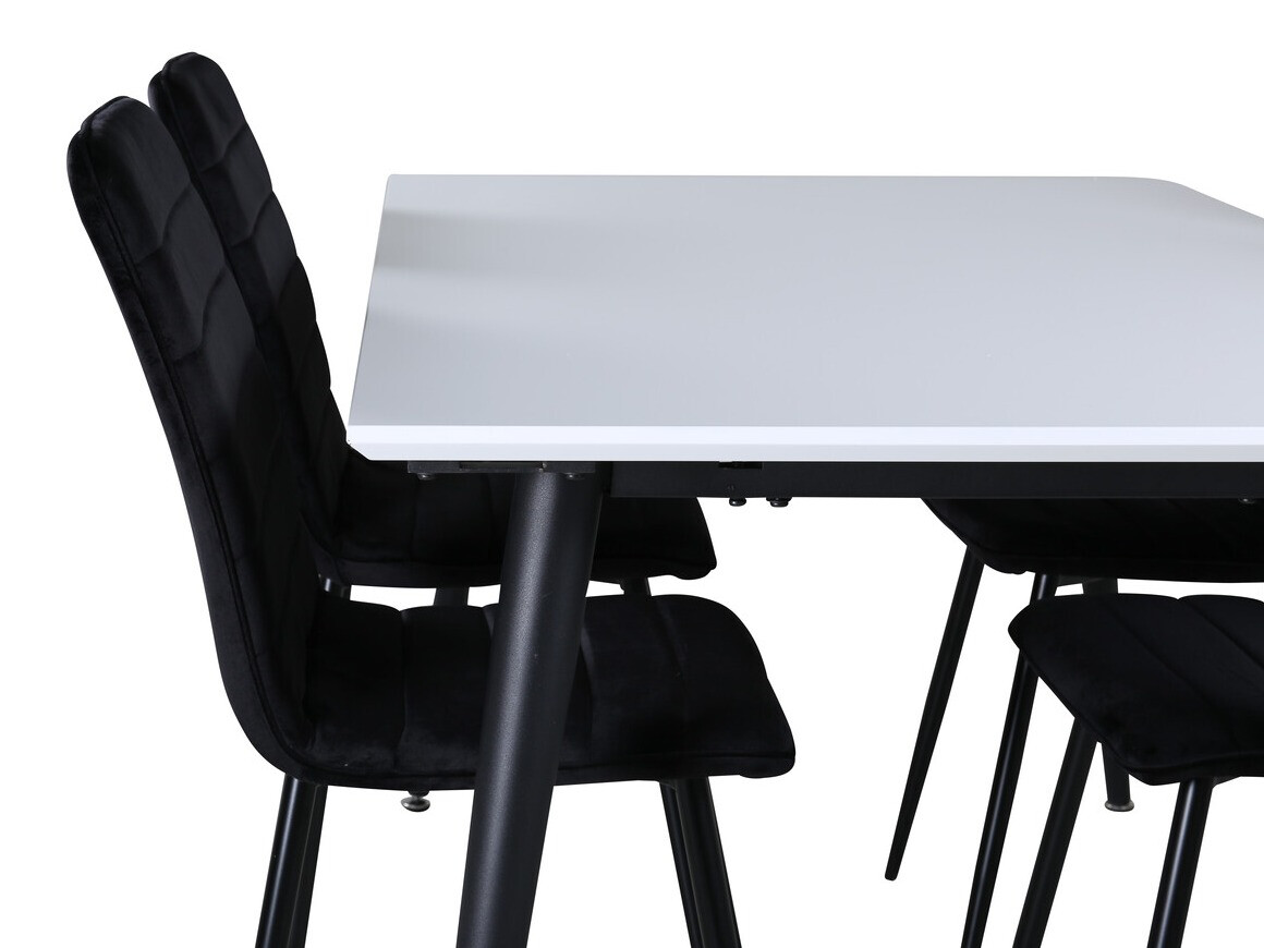 Salle à manger complète Dallas 2733 (Noir)