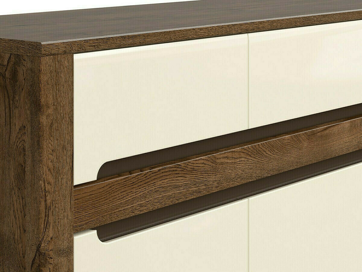 Buffet Ophevaru 102 (Crème brillante + April chêne)