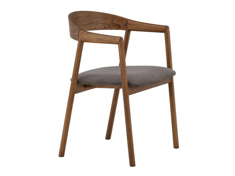Chaise Dallas 4939 (Gris + Marron)
