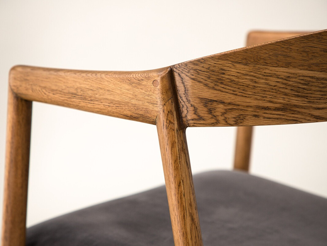 Chaise Dallas 4939 (Gris + Marron)