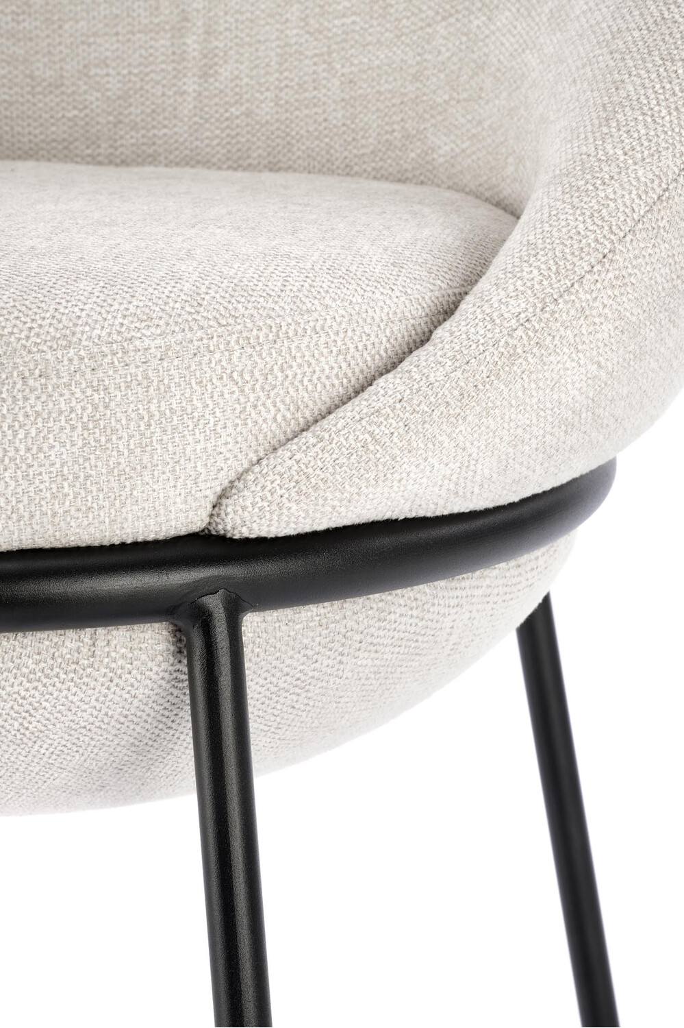 Chaise de bar mi-hauteur Houston 1515 (Beige)