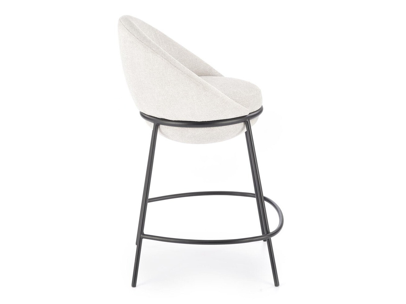 Chaise de bar mi-hauteur Houston 1515 (Beige)