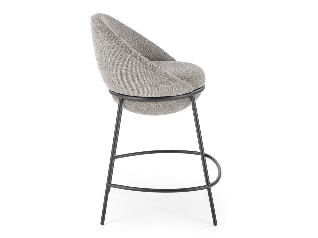 Chaise de bar mi-hauteur Houston 1515 (Gris)
