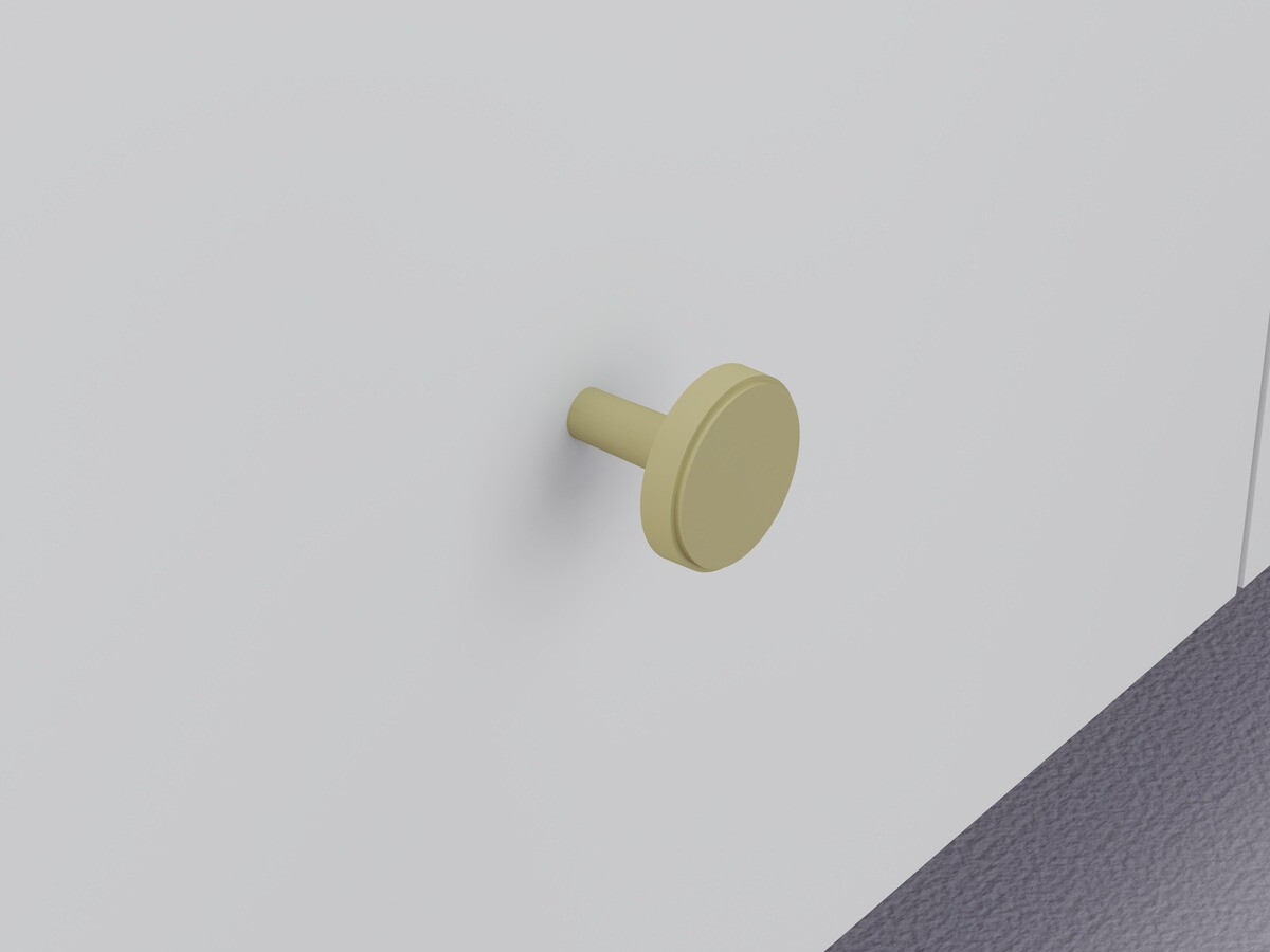Commode Etliva 100 (Blanc + Doré)