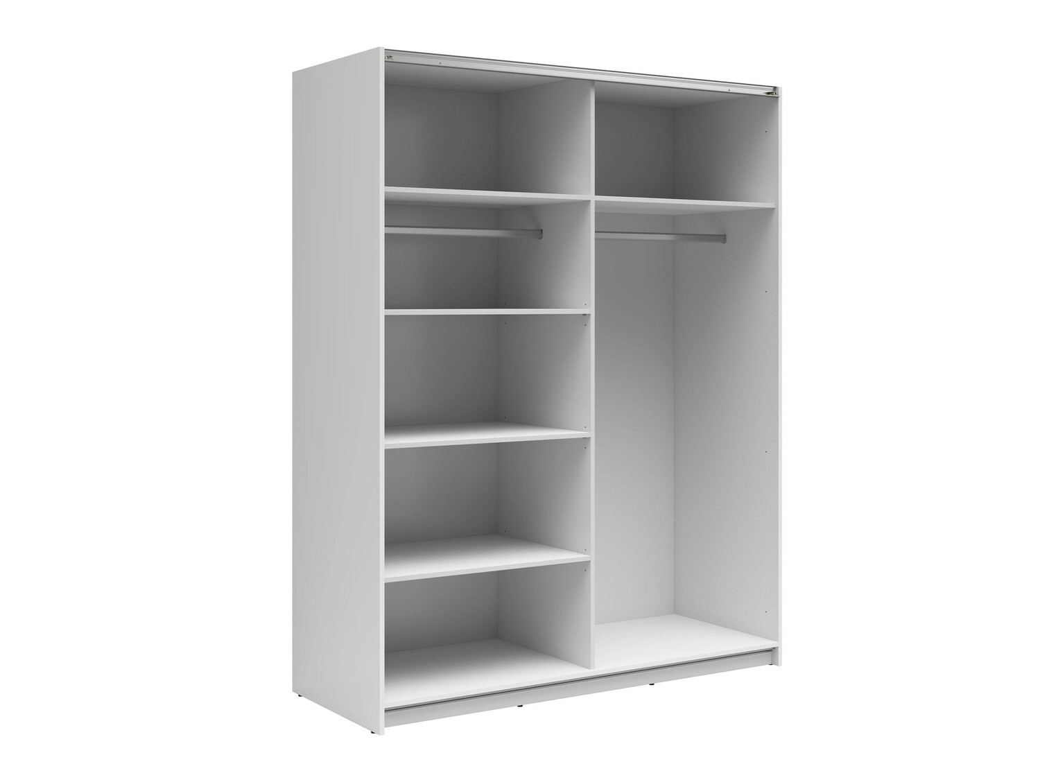 Armoire Livevaro 117 (Blanc brillant + Sonoma chêne)