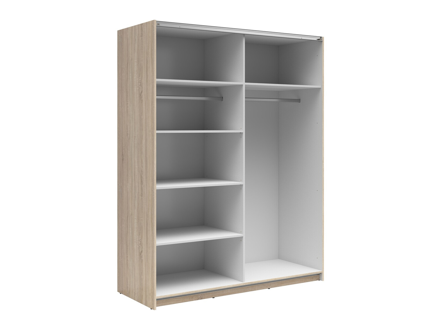 Armoire Livevaro 117 (Sonoma chêne + Blanc)
