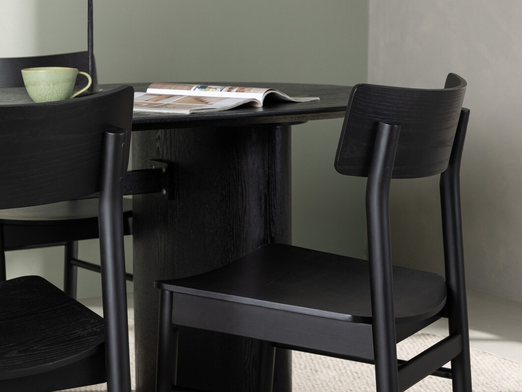 Salle à manger complète Dallas 4119 (Noir)