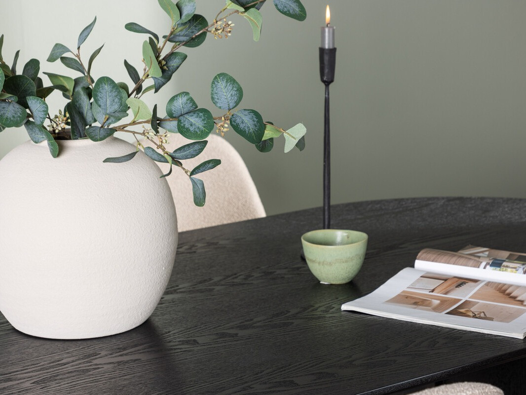 Salle à manger complète Dallas 4559 (Beige + Noir)
