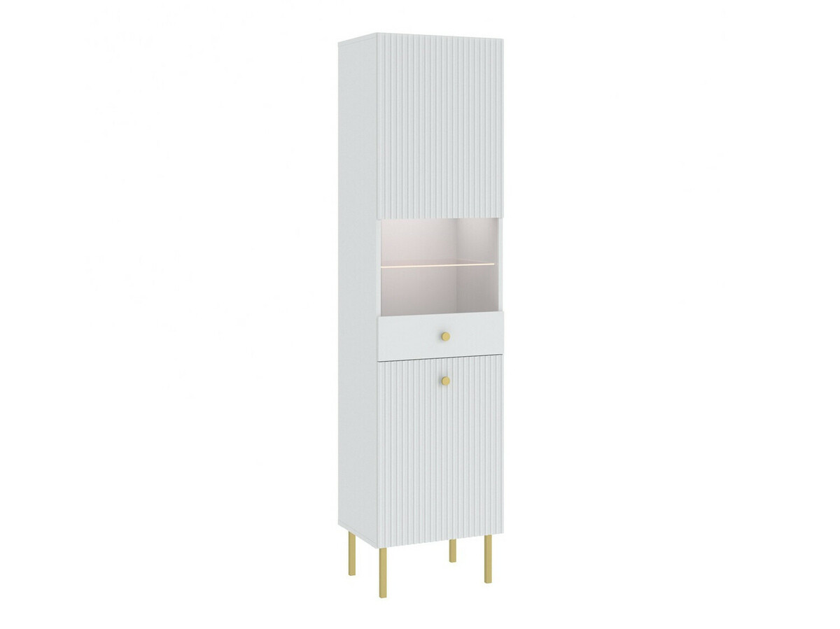 Ensemble de salon Etliva 109 (Blanc + Doré)