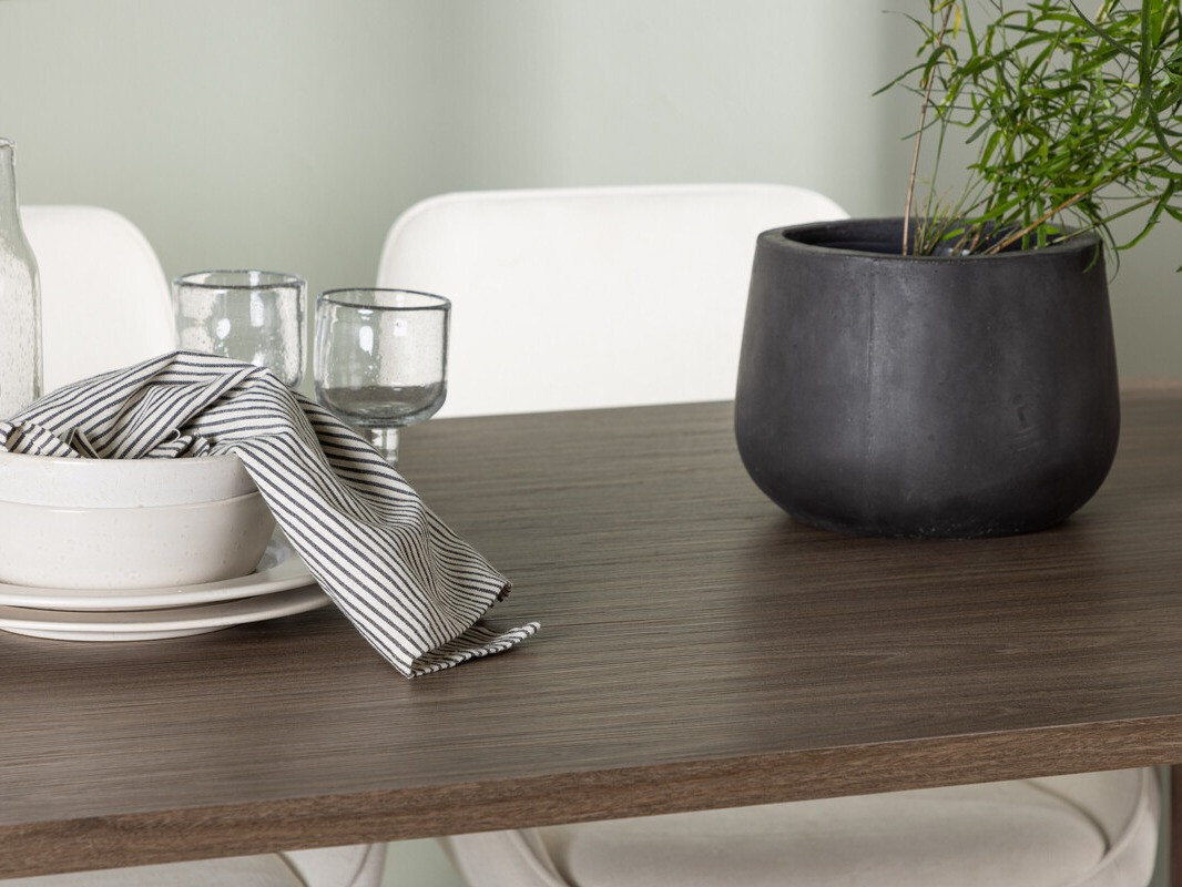 Salle à manger complète Dallas 4131 (Beige + Noir)