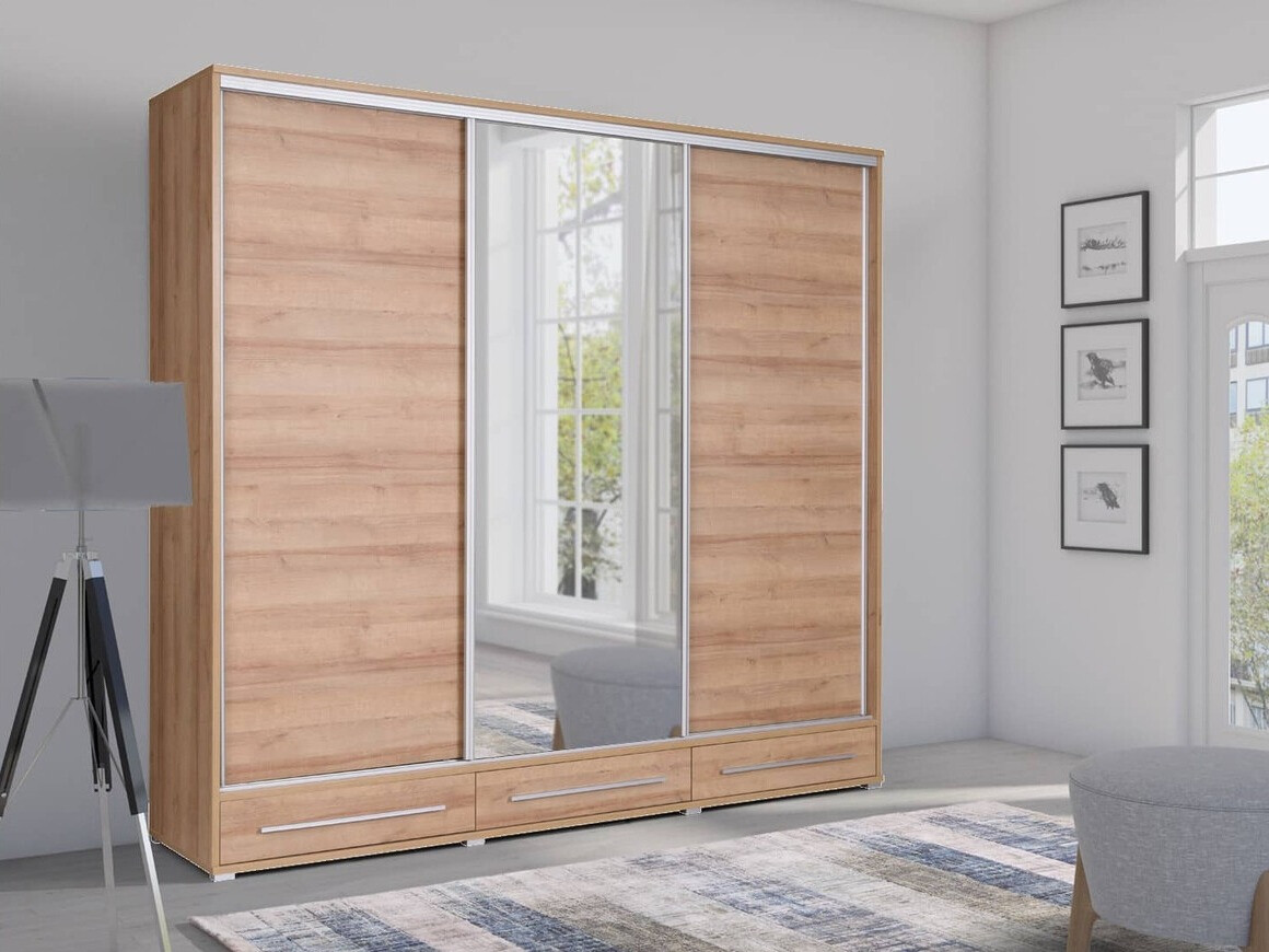 Armoire Murrieta 143 (Riviera chêne)