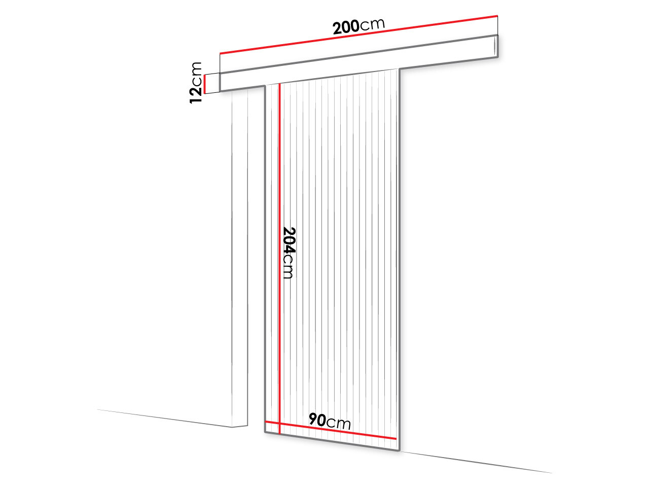 Porte coulissante Hartford 438