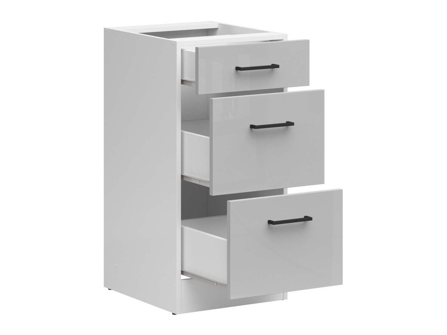 Armoire modulaire avec tiroirs Line Grey 102