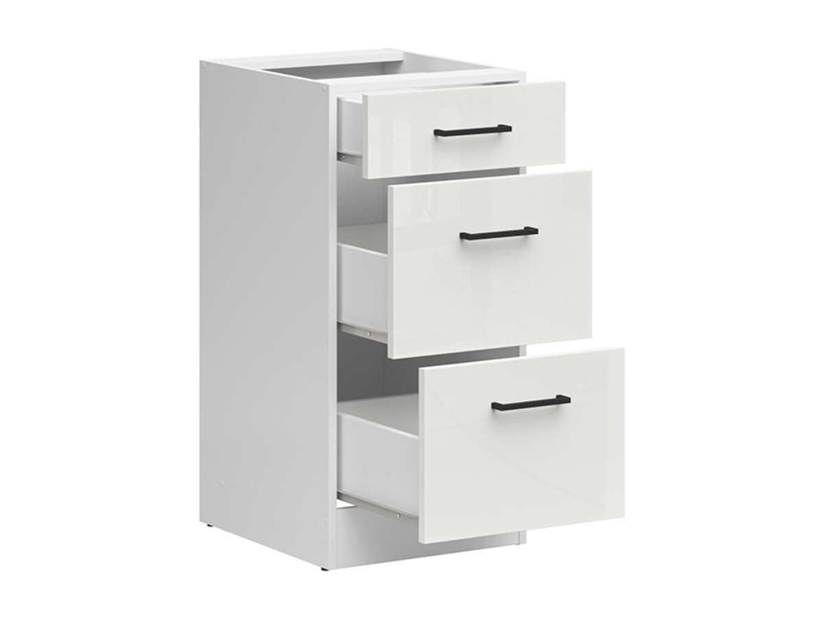 Armoire modulaire avec tiroirs Line White 102