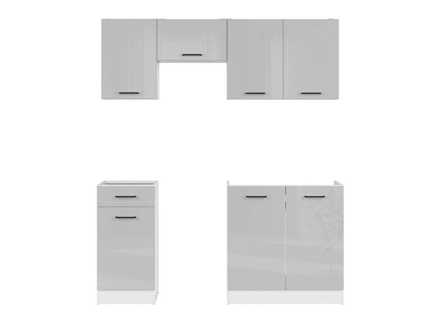 Cuisine complète modulaire Line Grey 117