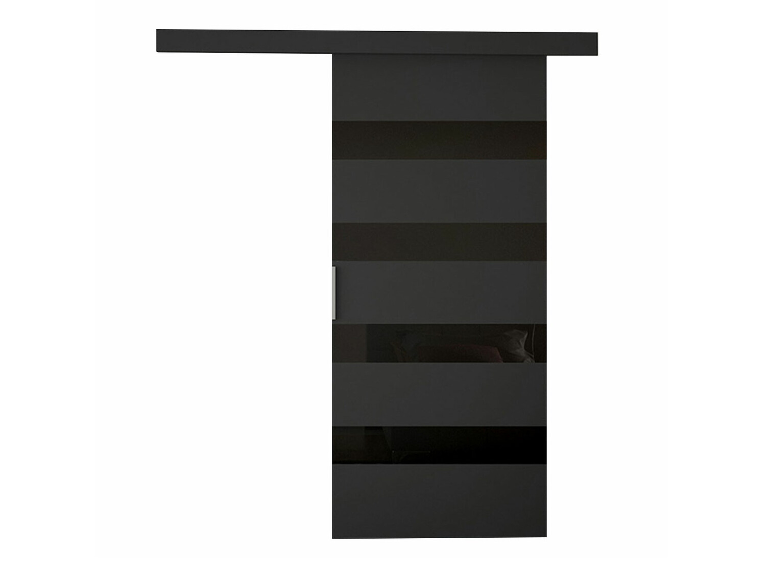 Porte coulissante Closico Portalis V (Noir)