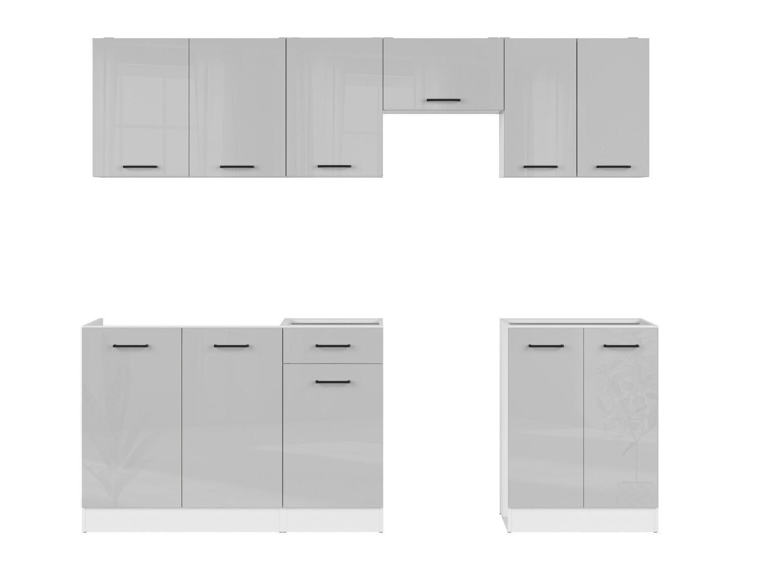 Cuisine complète modulaire Line Grey 119