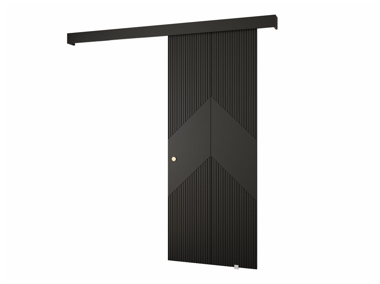 Porte coulissante Hartford 443 (Noir)