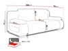 Canapé convertible Comfivo 144 (Kronos 47 + Poso 47)