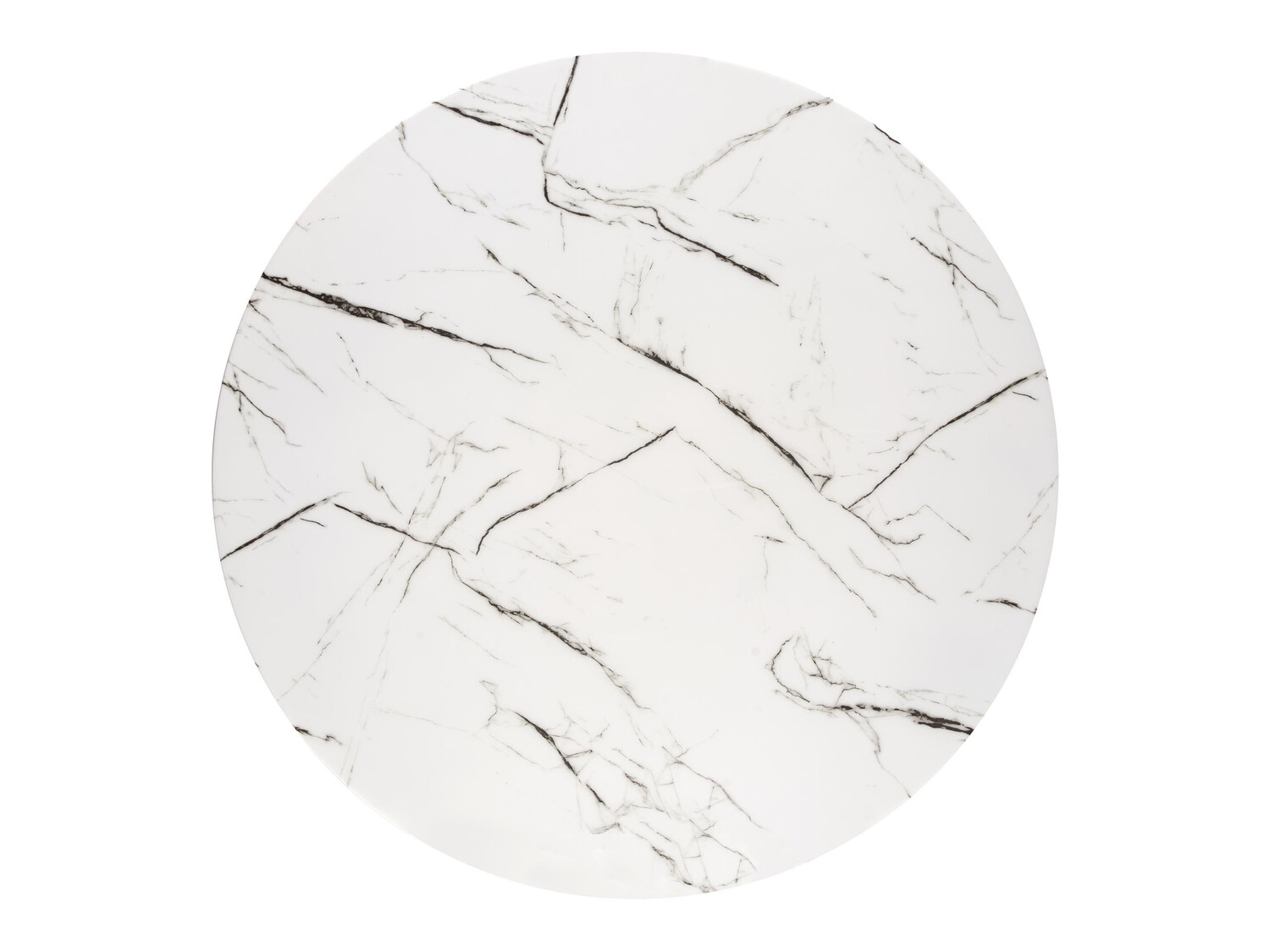 Table Houston 1538 (Doré + Marbre blanc)