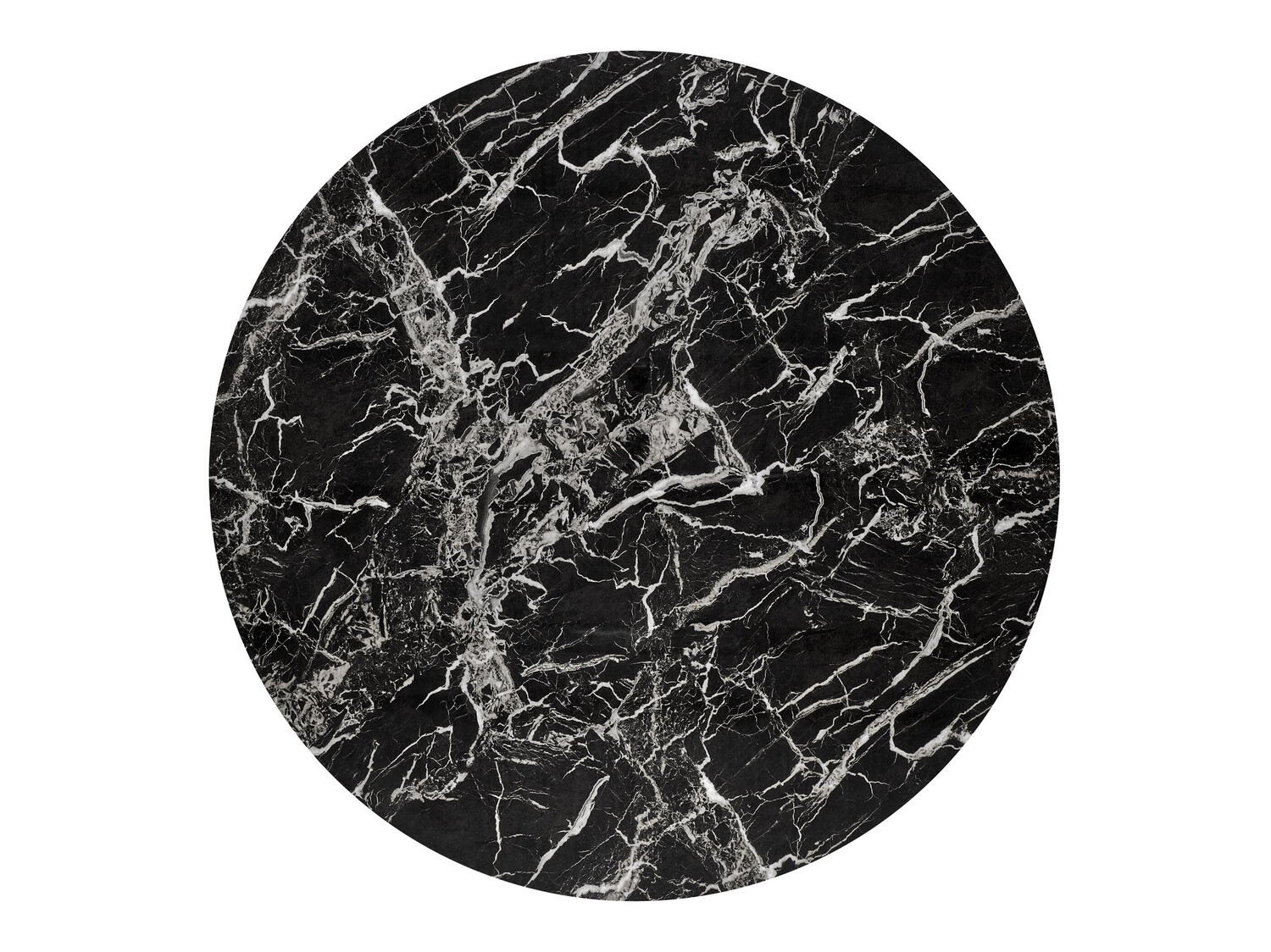 Table Houston 1538 (Doré + Marbre noir)