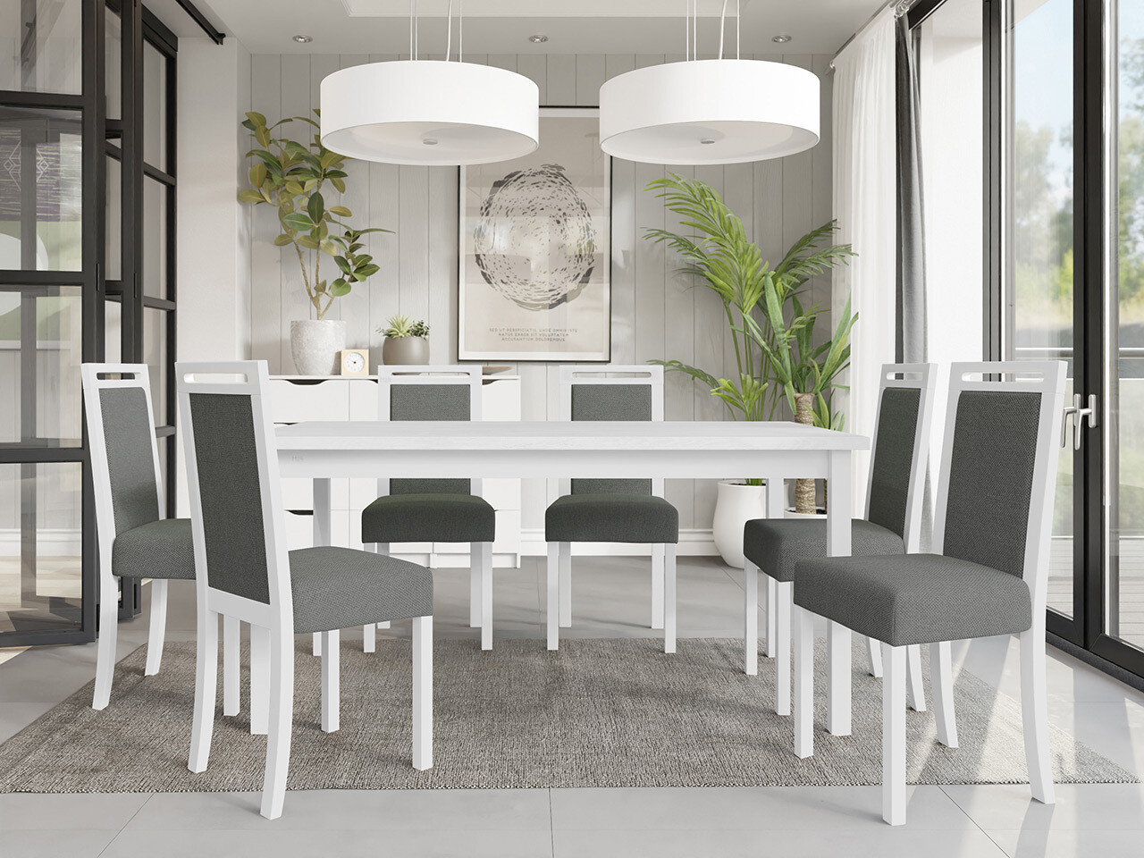 Salle à manger complète Victorville 308 (Hygge 91)