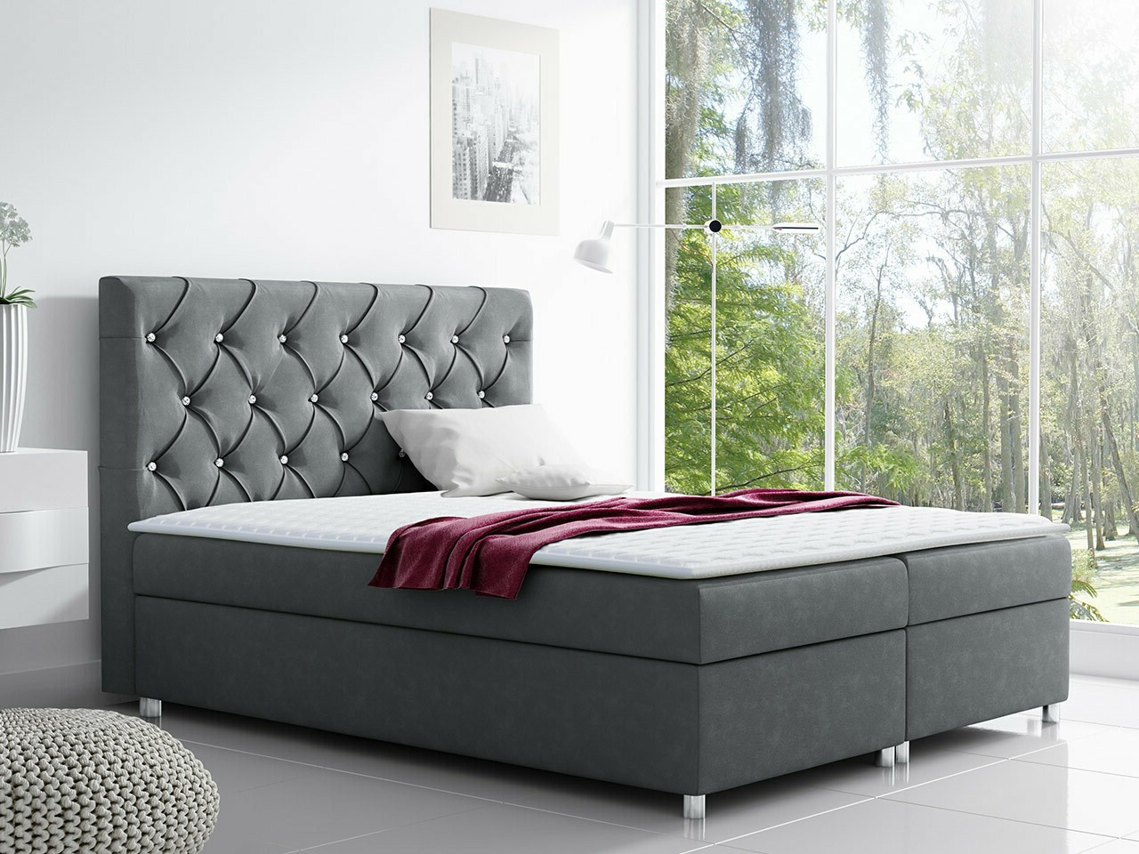 Lit boxspring Baltimore 112 (Primo 8804)