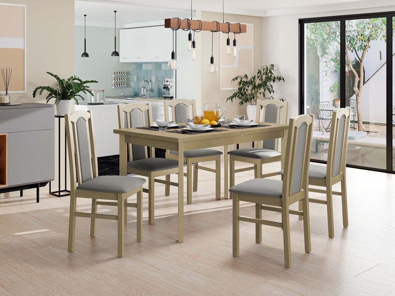 Salle à manger complète Victorville 313 (Hygge 91)