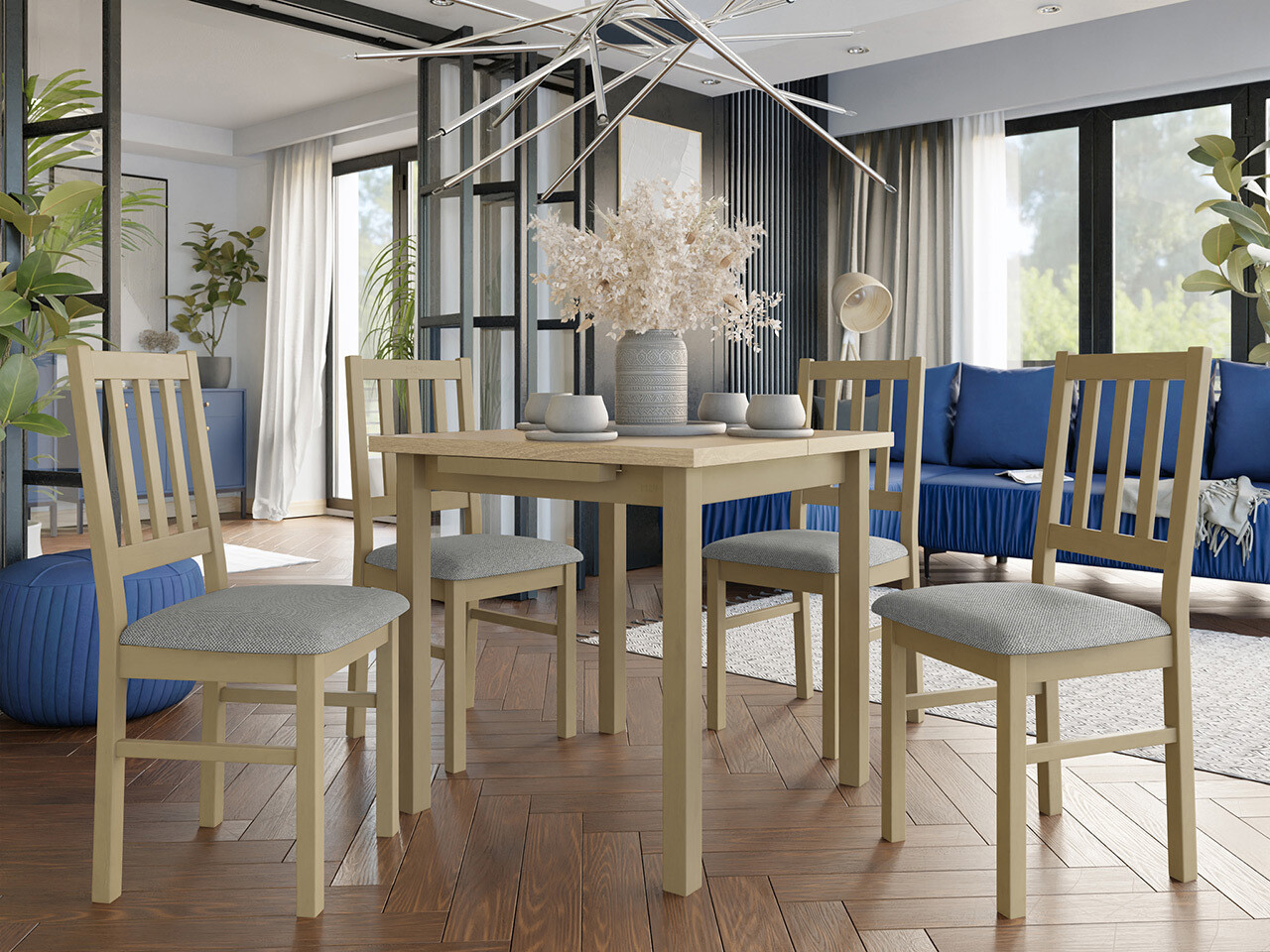 Salle à manger complète Victorville 314 (Hygge 91)
