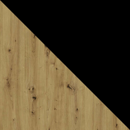 Salle à manger complète Victorville 316 (Noir)