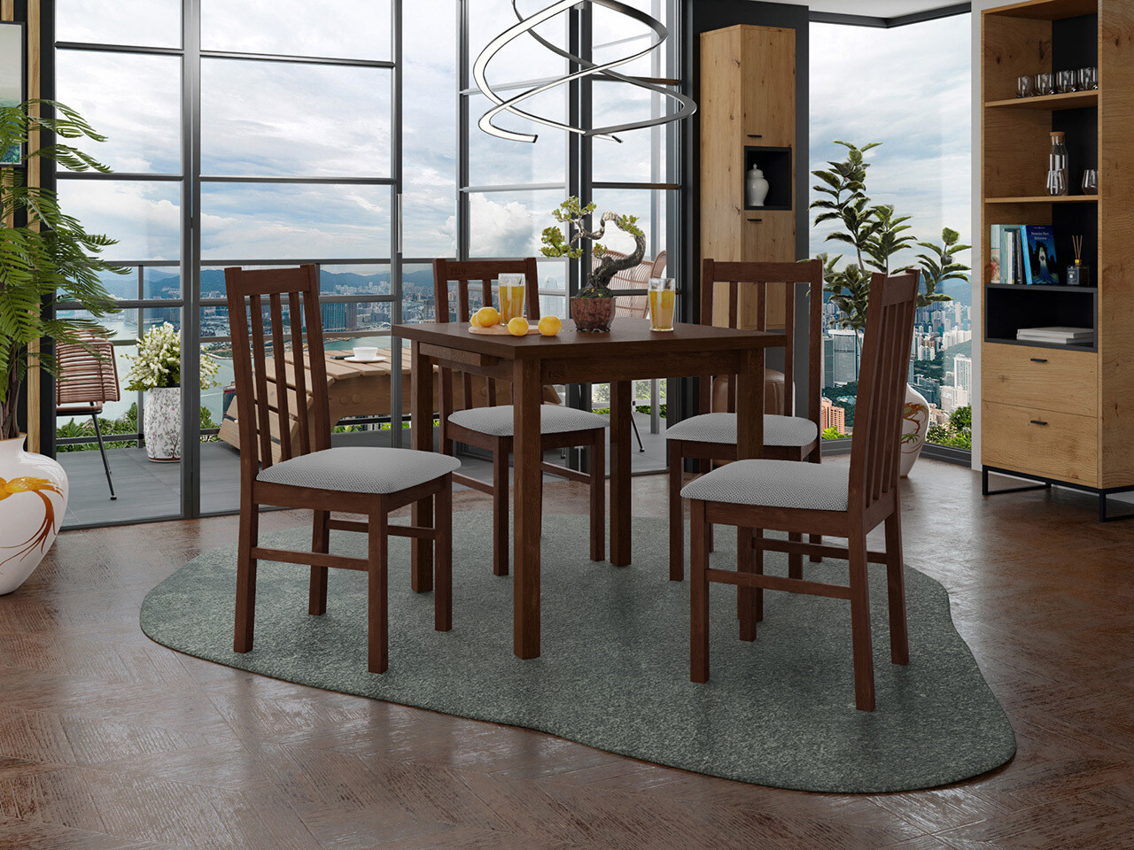 Salle à manger complète Victorville 319 (Hygge 91)