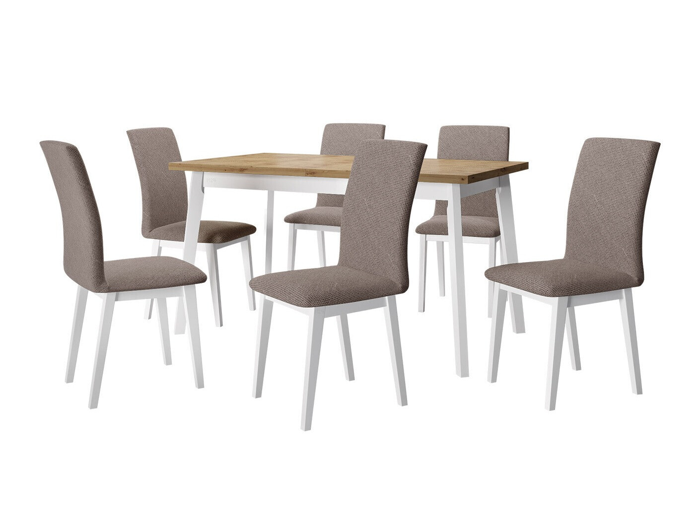 Salle à manger complète Victorville 321 (Blanc)