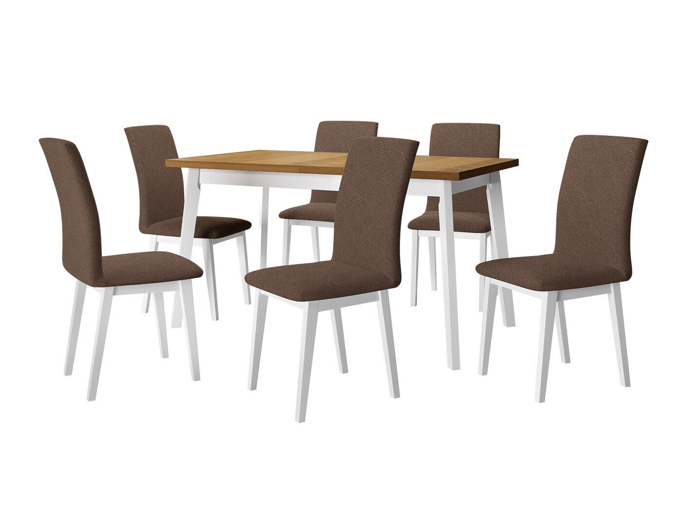 Salle à manger complète Victorville 322 (Blanc)