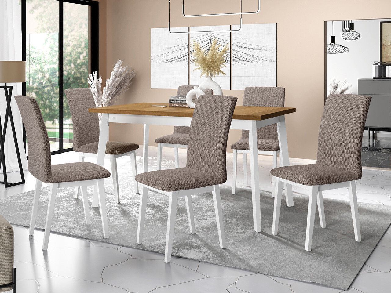Salle à manger complète Victorville 322 (Hygge 20)