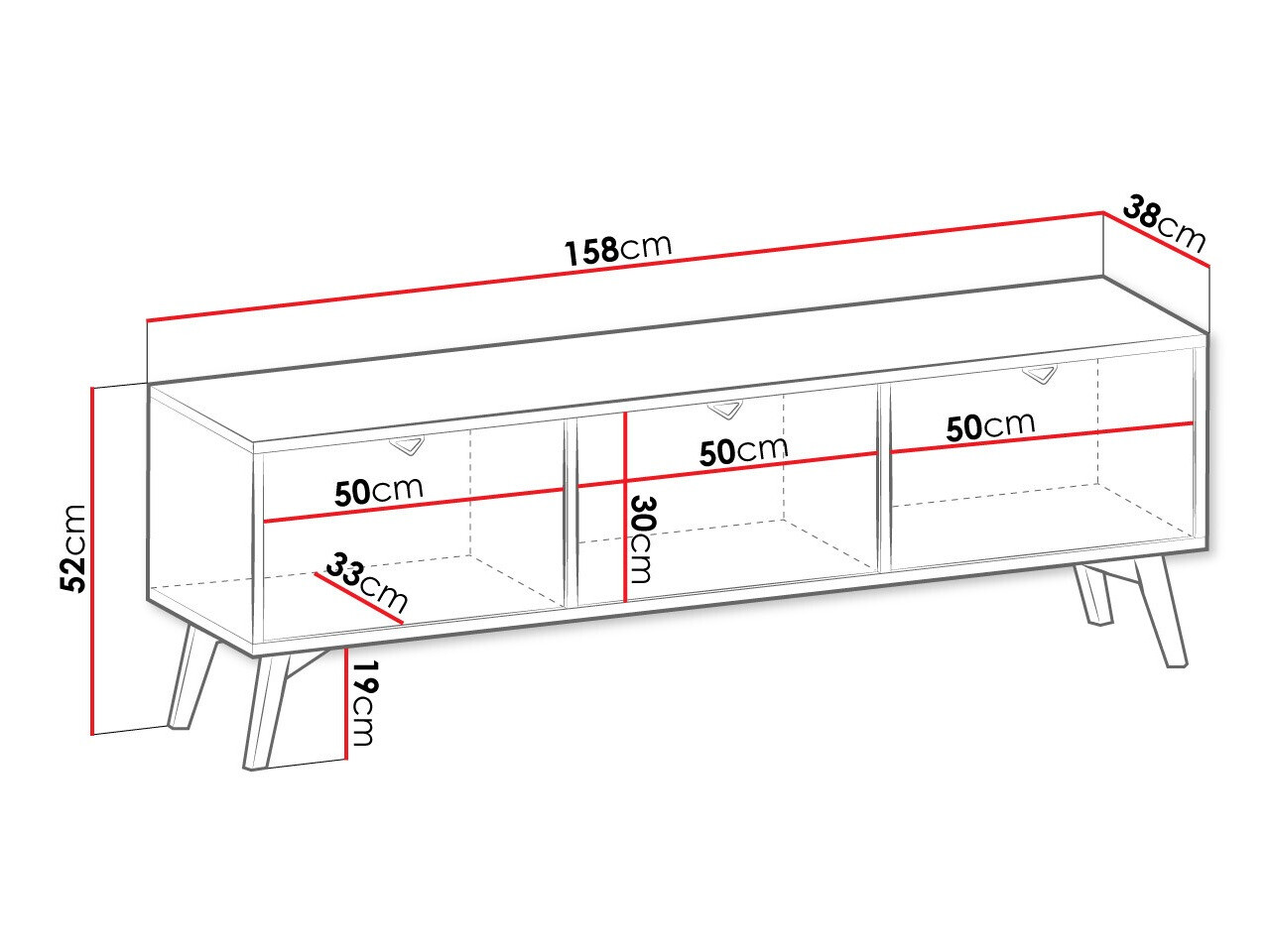 Meuble TV Belbele 104